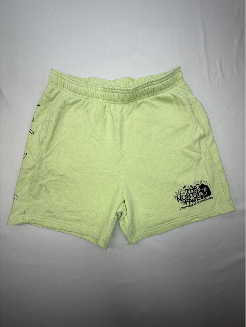 The North Face Light Lime Green Athletic Shorts